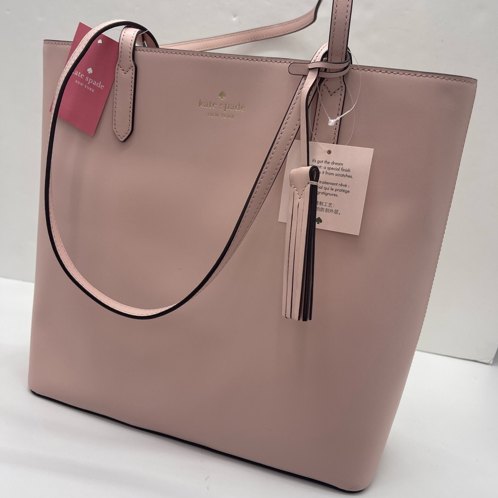 Kate Spade NEW YORK Jana Rose Smoke Large Tote Shoulder Bag 
NWT - Picture 13 of 16